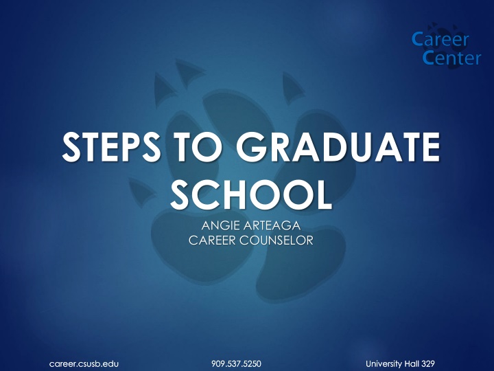 steps to graduate school angie arteaga career