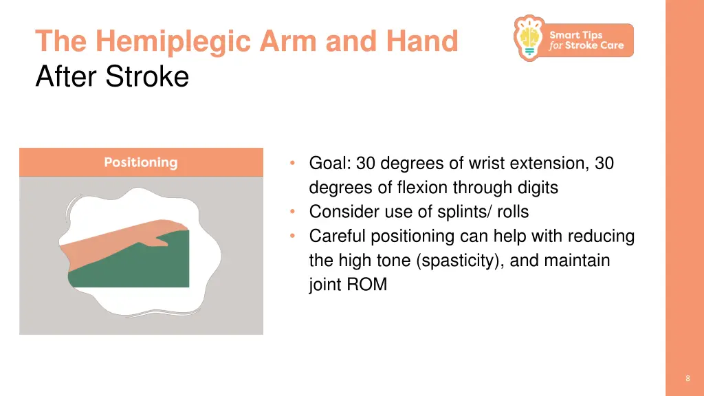 the hemiplegic arm and hand after stroke 6