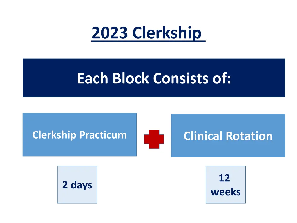 2023 clerkship