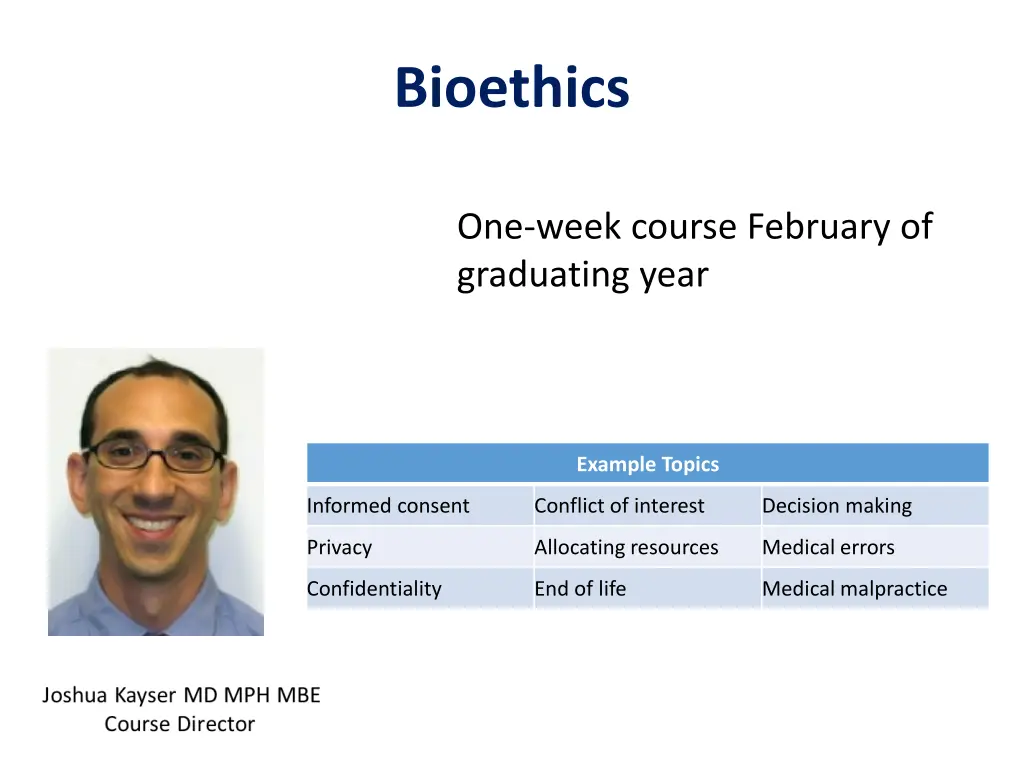 bioethics