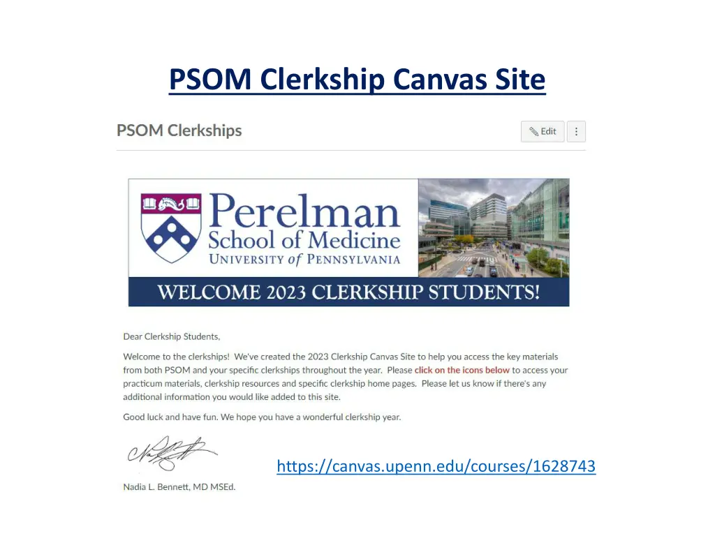 psom clerkship canvas site