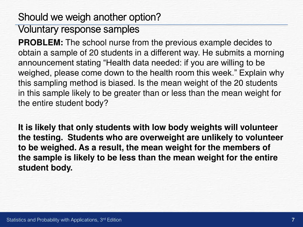 should we weigh should we weigh another option