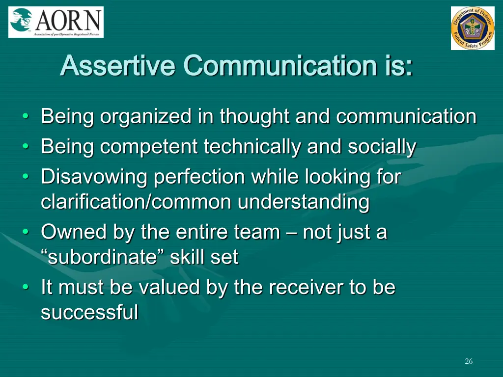 assertive communication is assertive