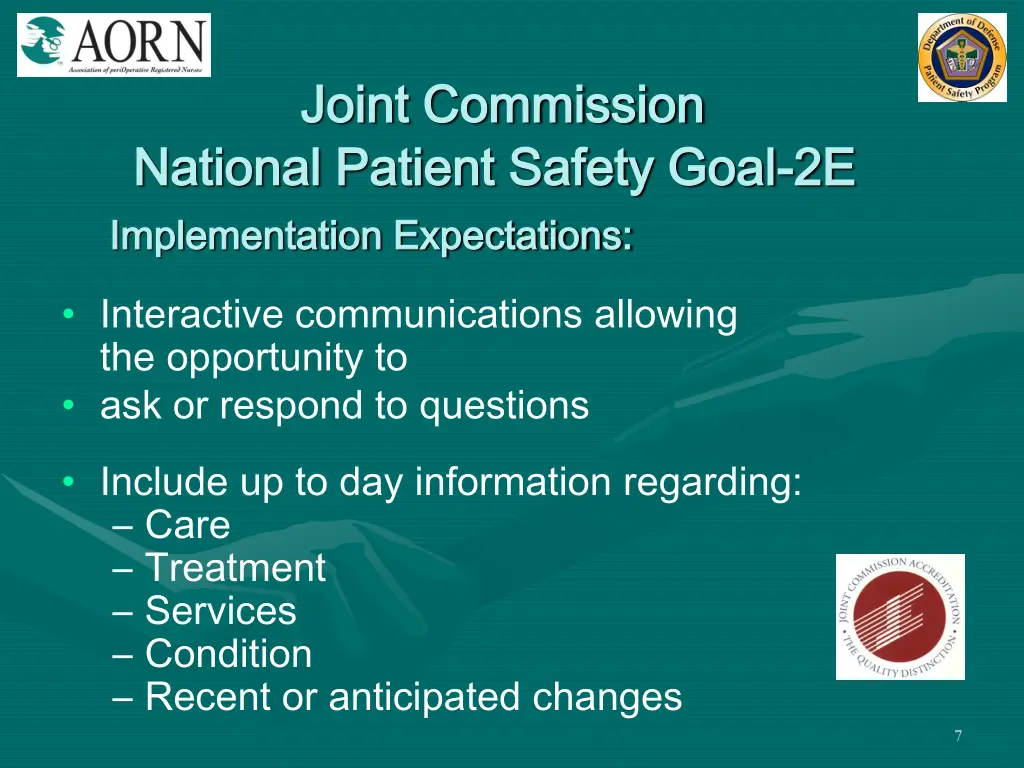 joint commission joint commission national 1