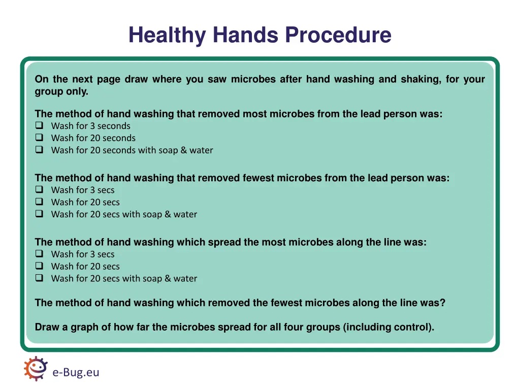 healthy hands procedure 2