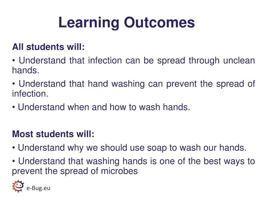 learning outcomes