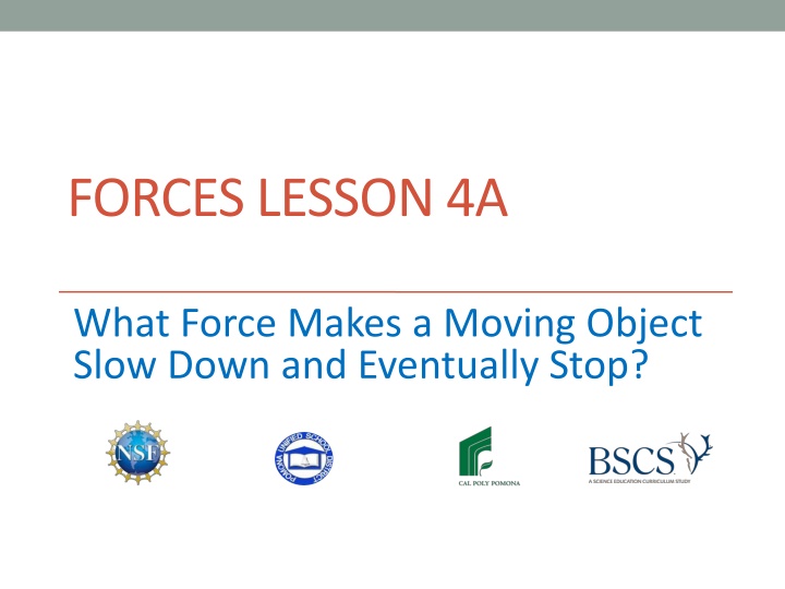 forces lesson 4a