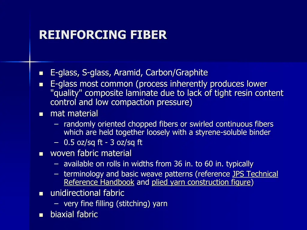 reinforcing fiber