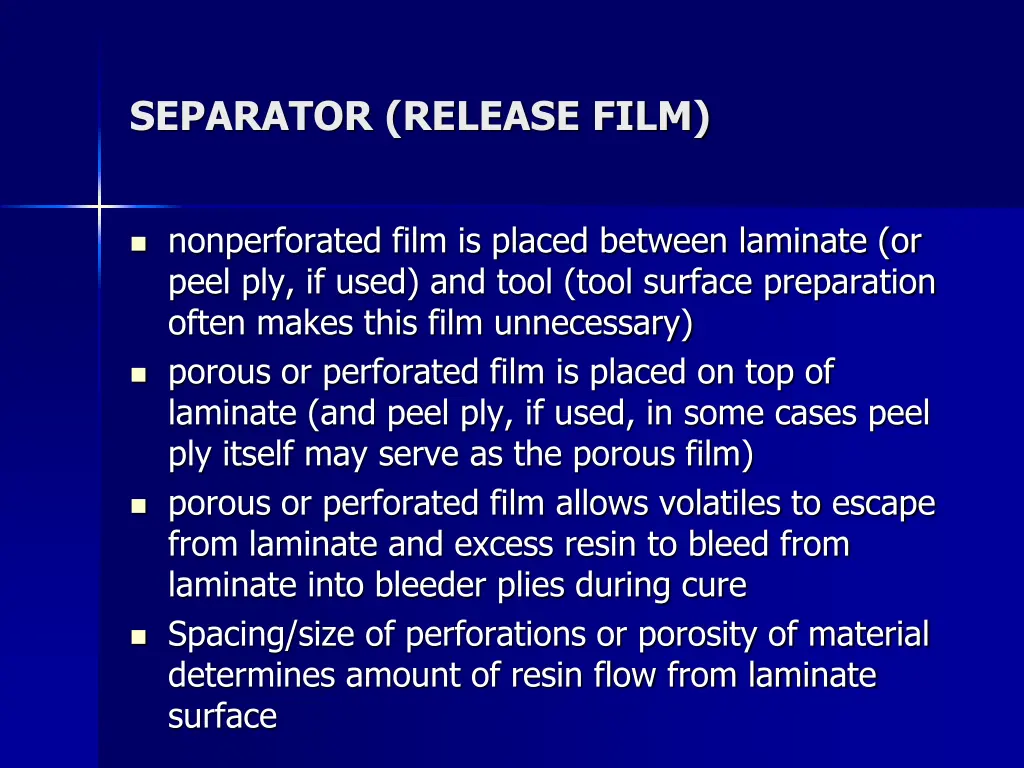 separator release film