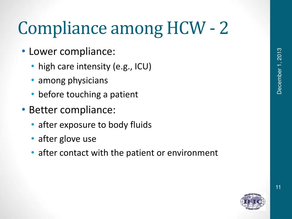 compliance among hcw 2