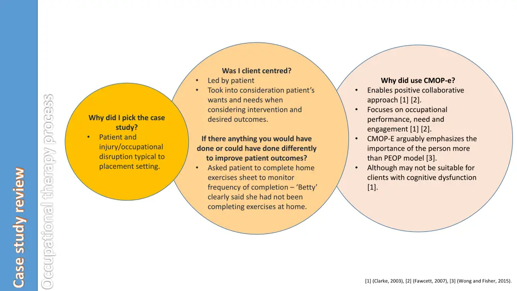 was i client centred led by patient took into