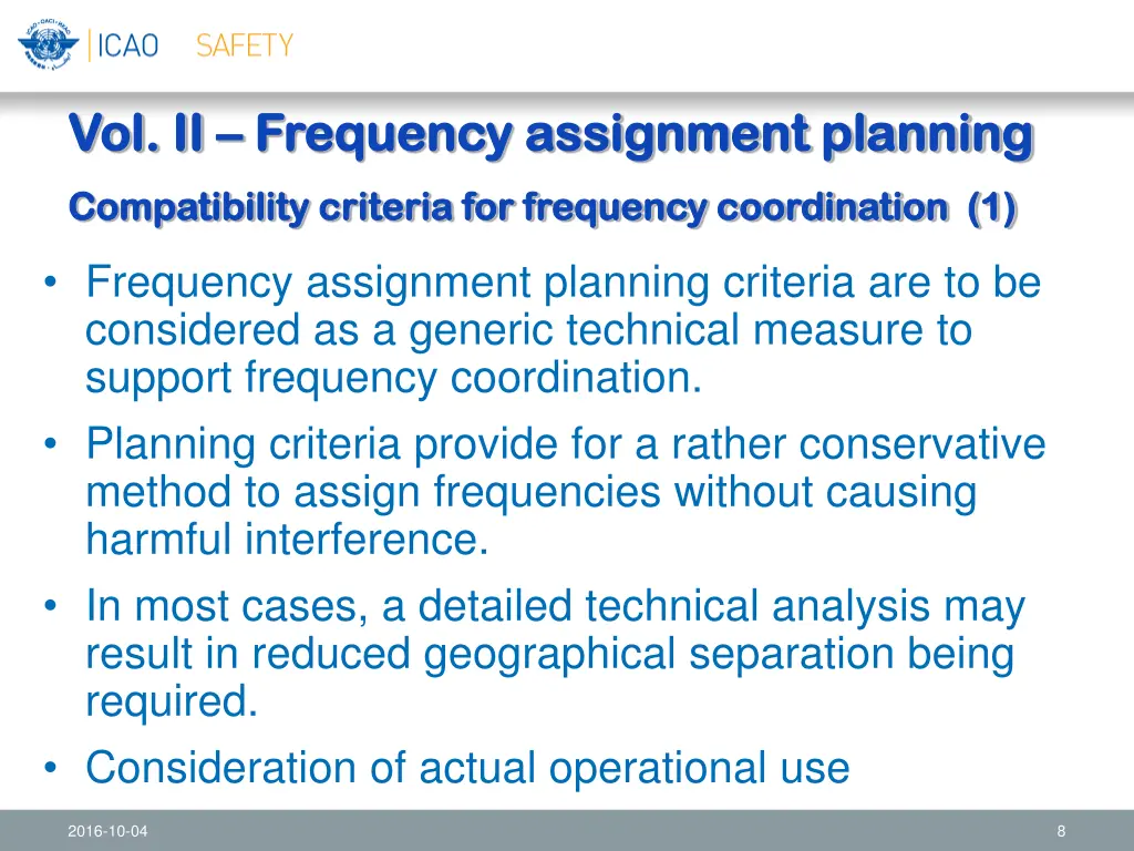 vol ii vol ii frequency assignment planning 4