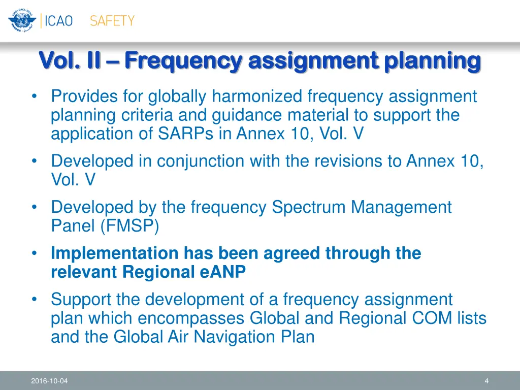 vol ii vol ii frequency assignment planning