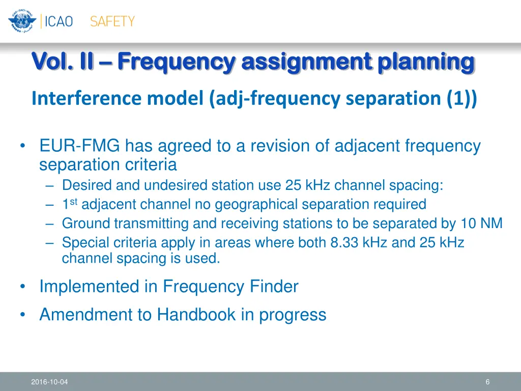 vol ii vol ii frequency assignment planning 2