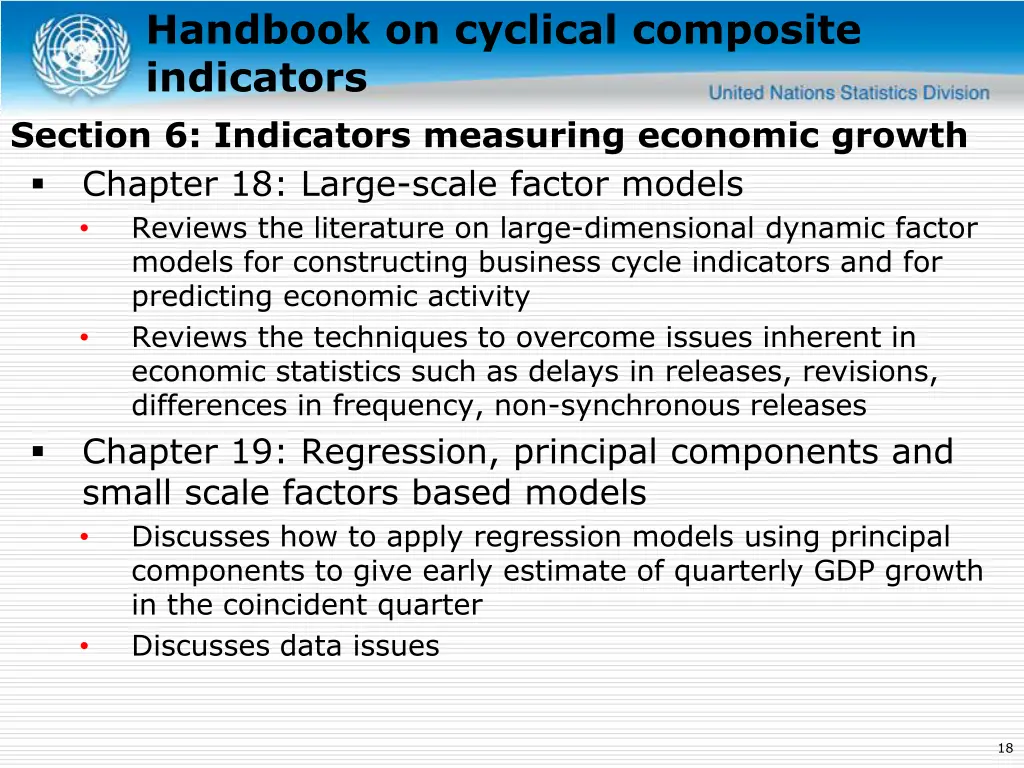 handbook on cyclical composite indicators section