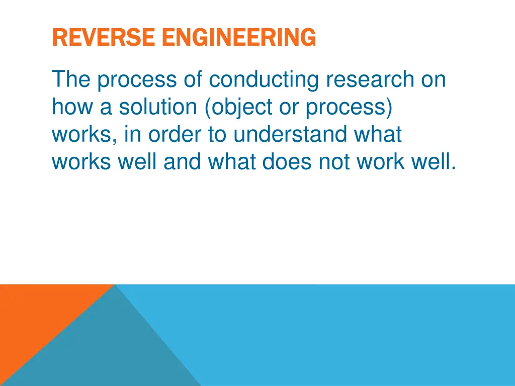 reverse engineering reverse engineering