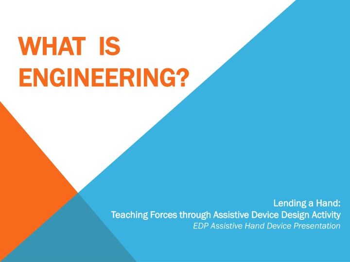 what is what is engineering engineering