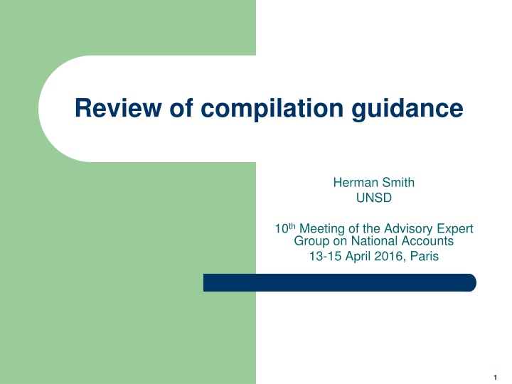 review of compilation guidance