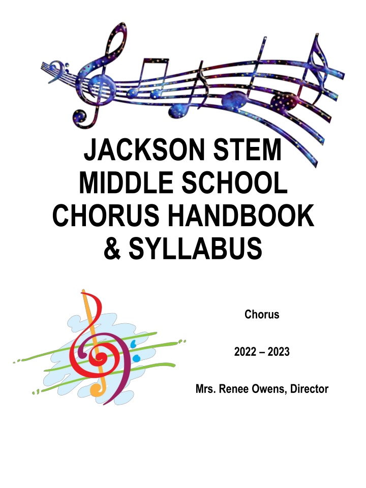 jackson stem middle school chorus handbook