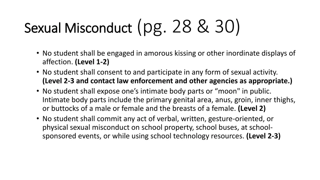 sexual misconduct sexual misconduct pg 28 30