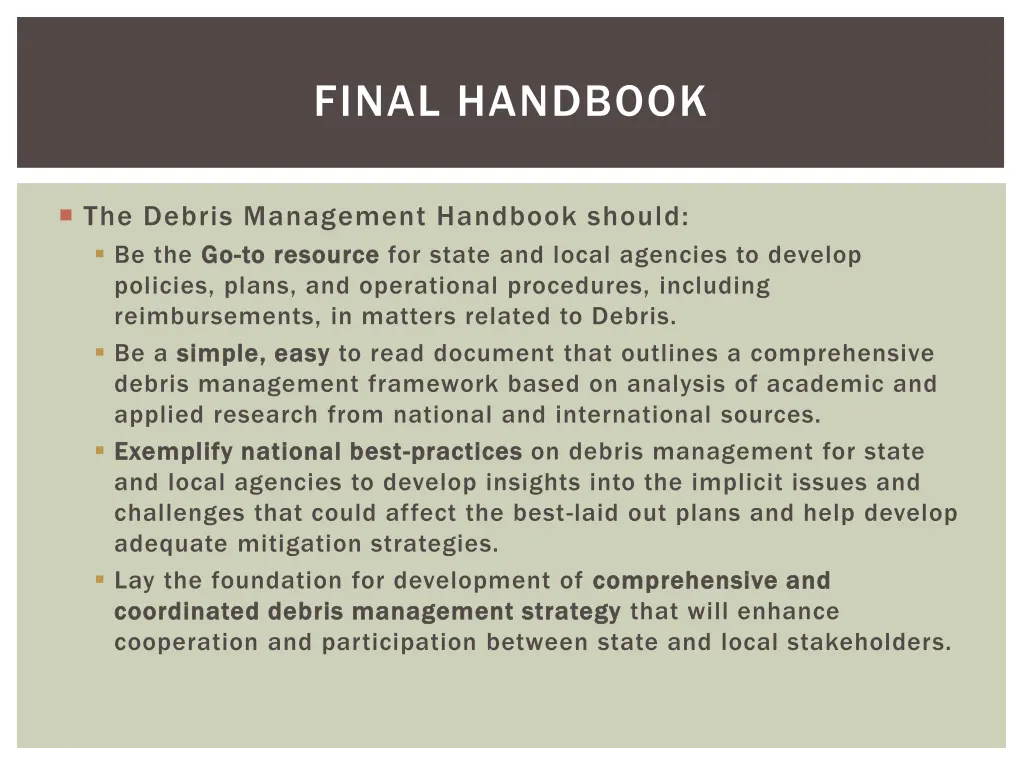 final handbook