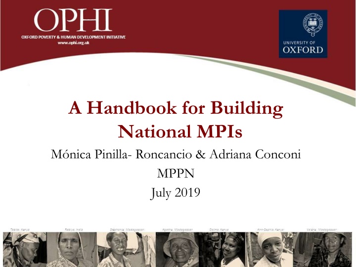 a handbook for building national mpis m nica