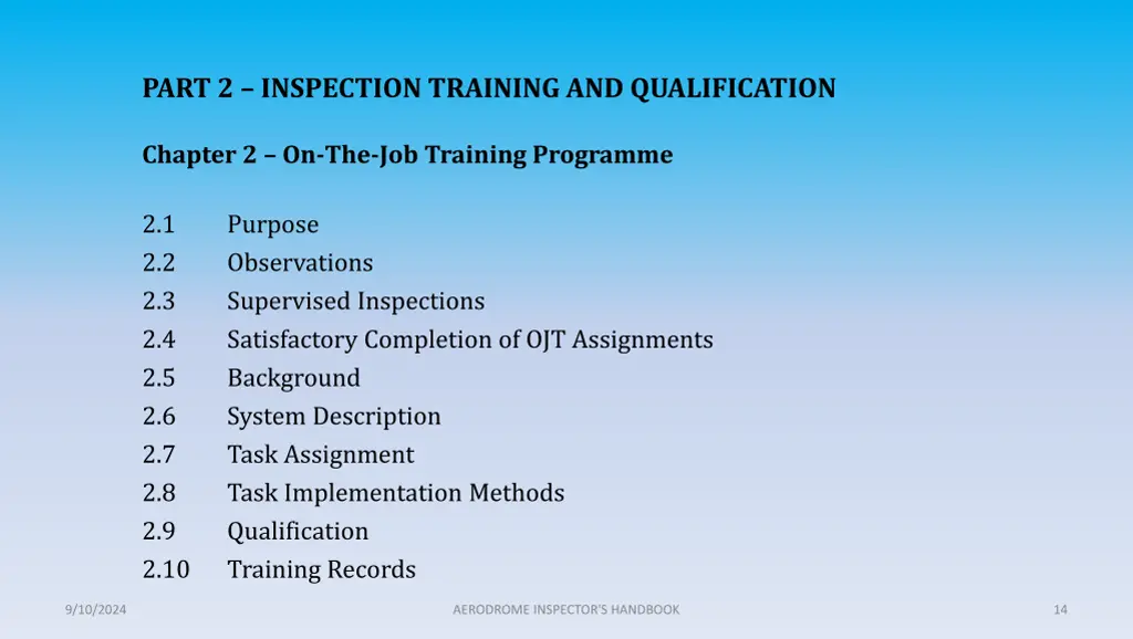 part 2 inspection training and qualification 1