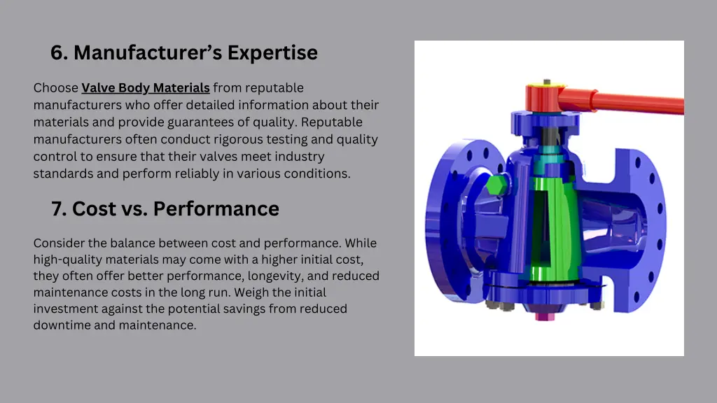 6 manufacturer s expertise