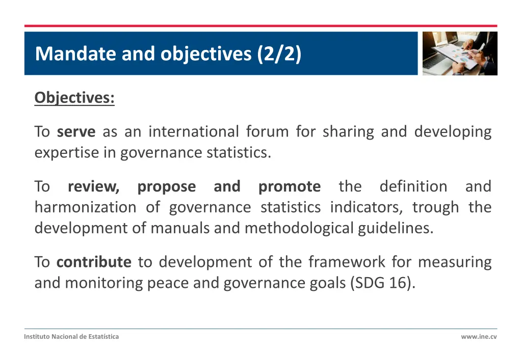 mandate and objectives 2 2