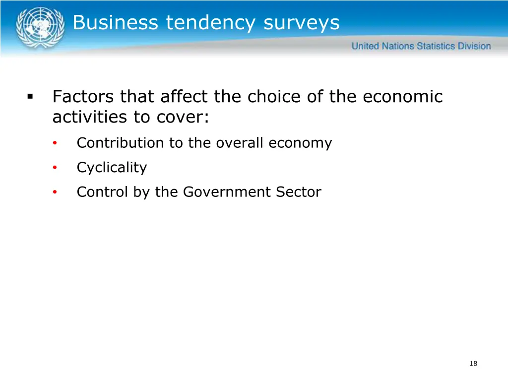 business tendency surveys 1