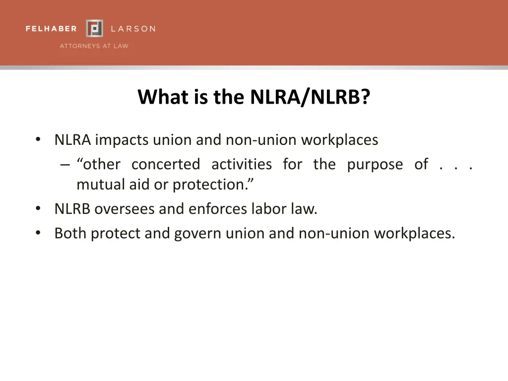 what is the nlra nlrb