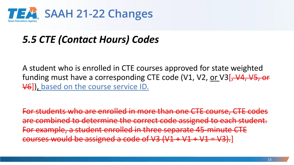 saah 21 22 changes 3