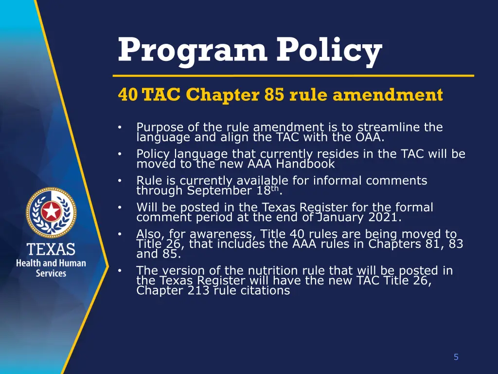 program policy 1