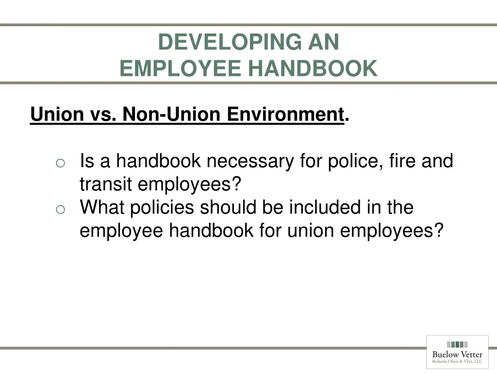 developing an employee handbook 2