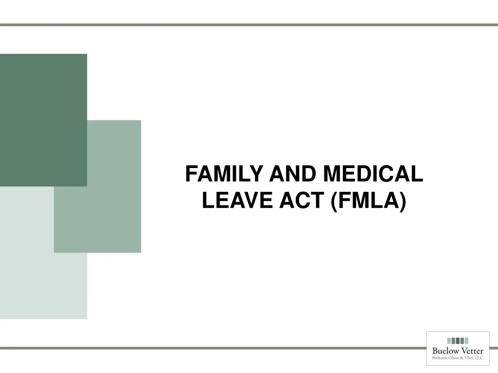 family and medical leave act fmla