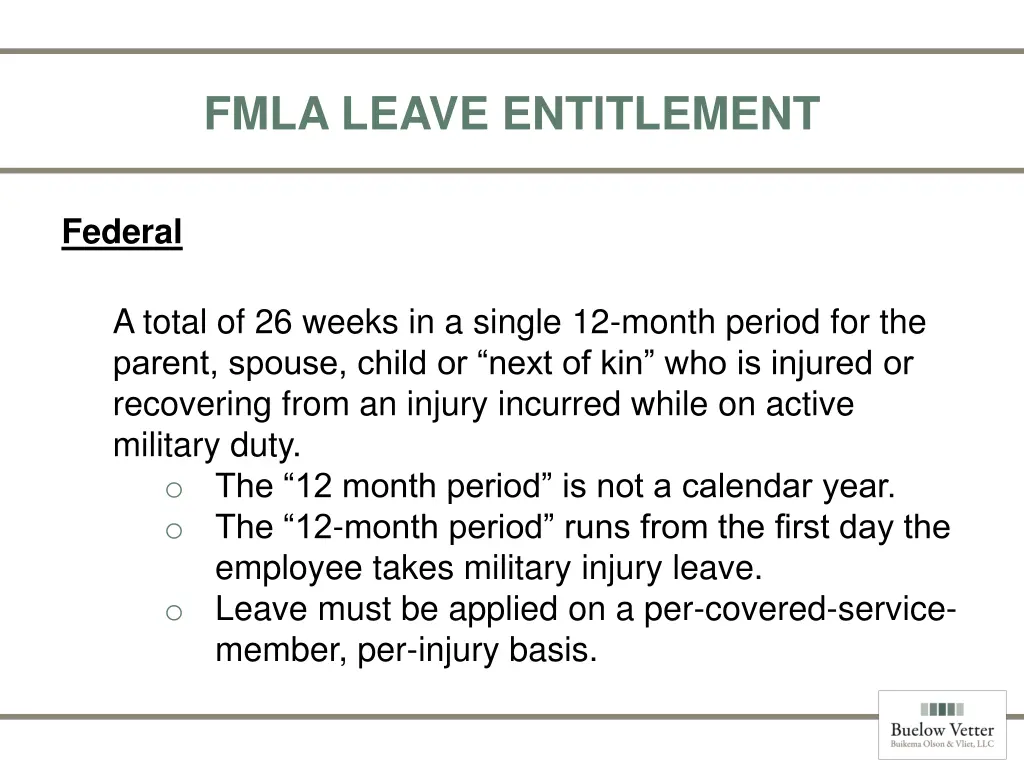 fmla leave entitlement 1