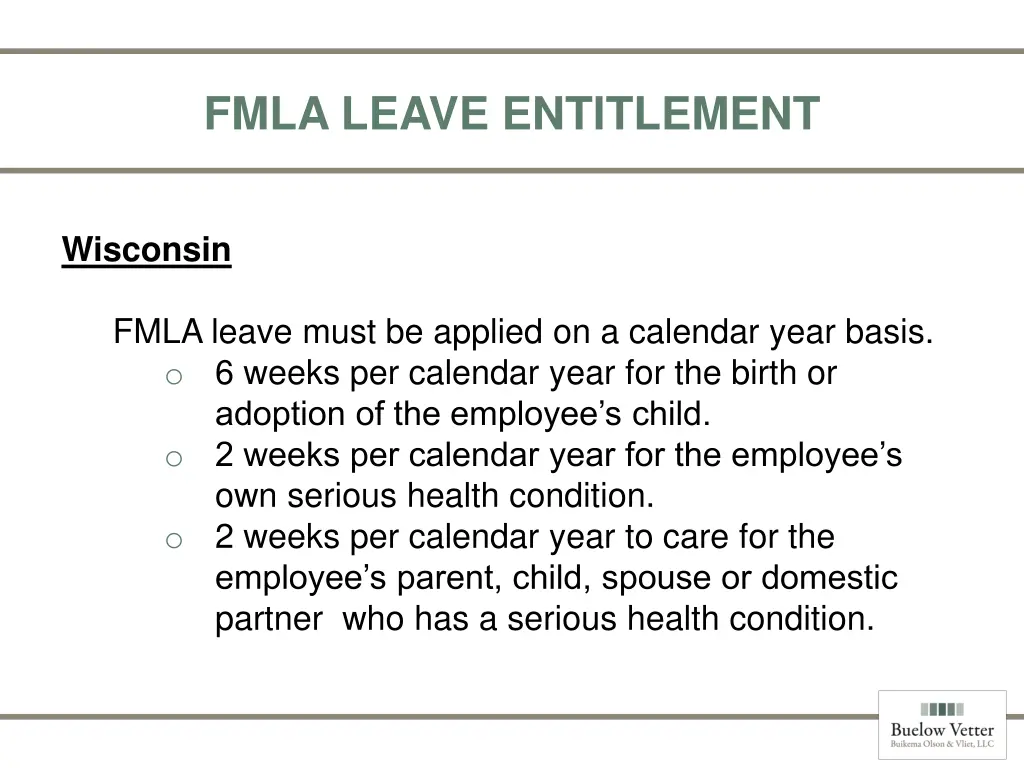 fmla leave entitlement 2