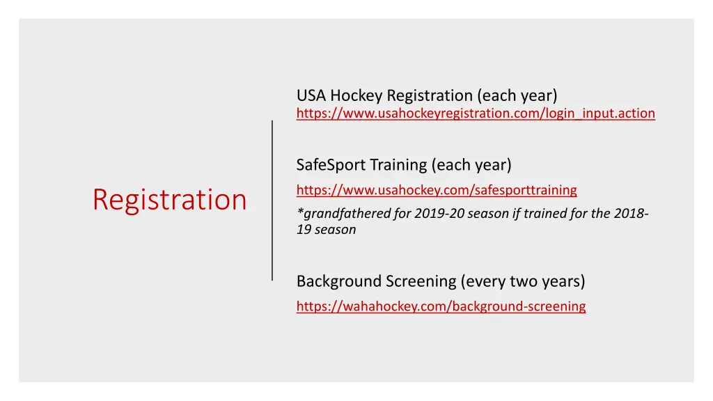 usa hockey registration each year https