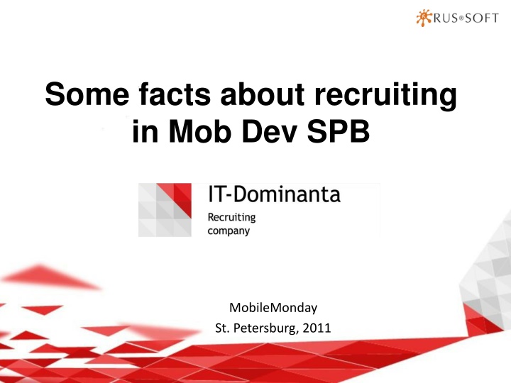 some facts about recruiting in mob dev spb