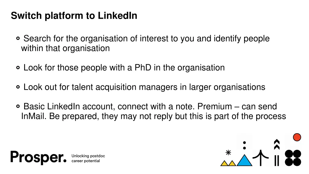 switch platform to linkedin