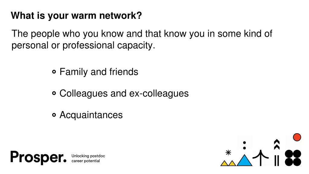 what is your warm network