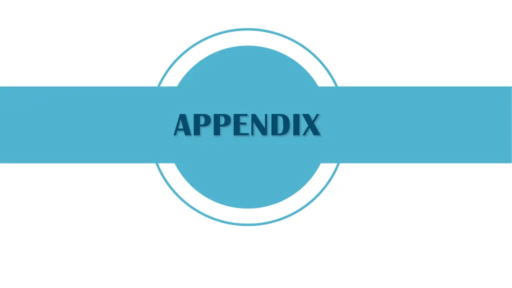 appendix