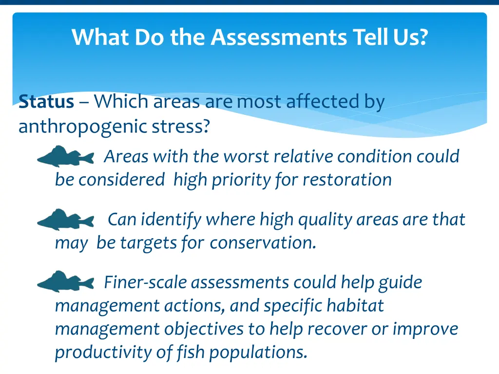 what do the assessments tellus