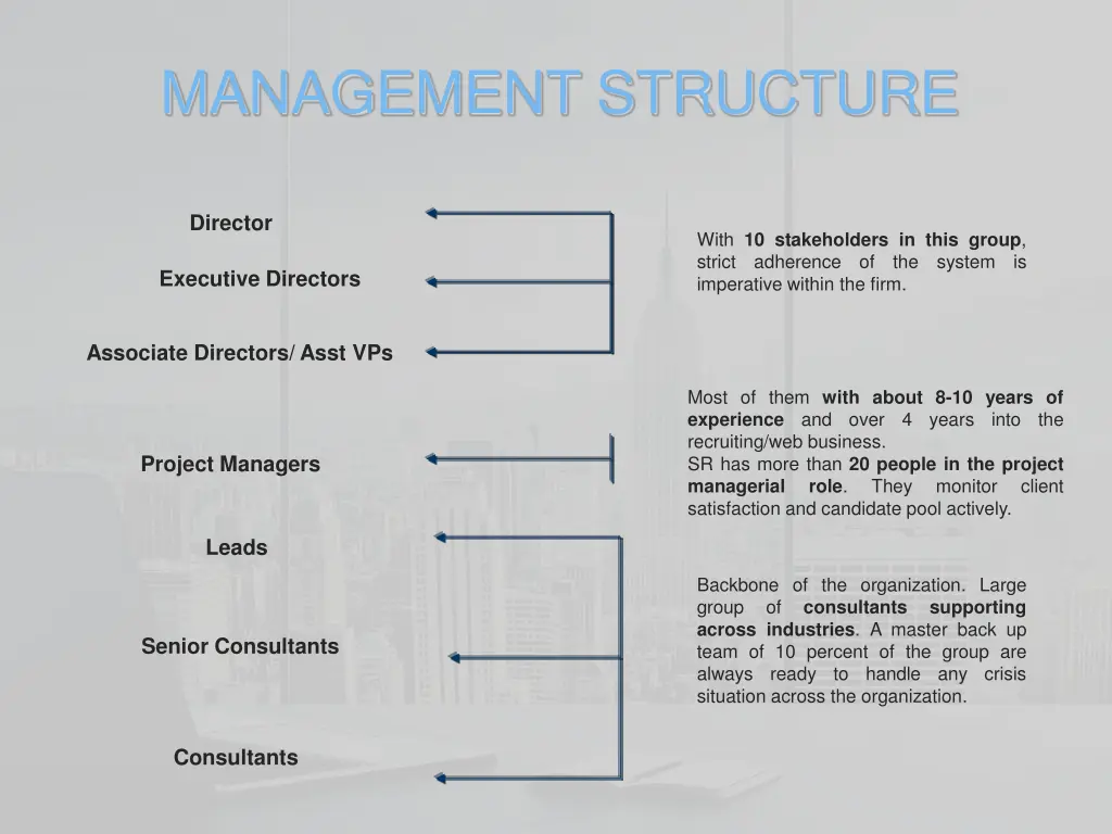 management structure