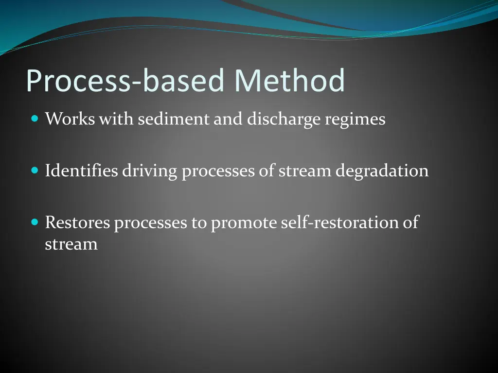 process based method