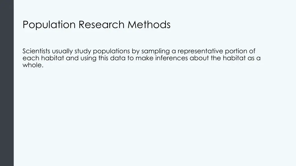 population research methods