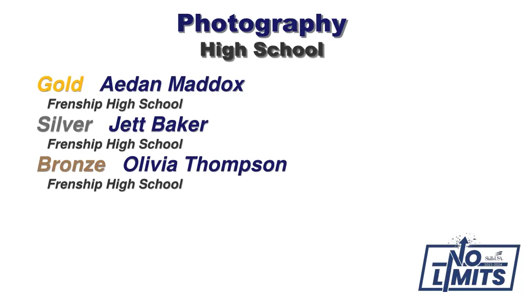 photography high school