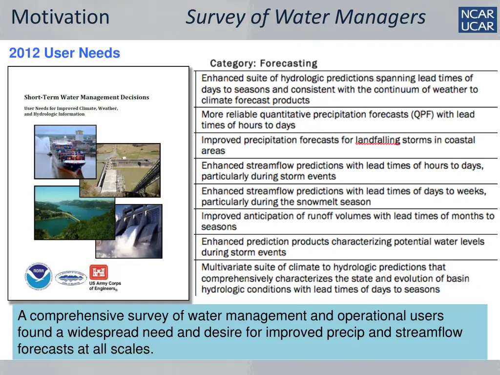 motivation survey of water managers