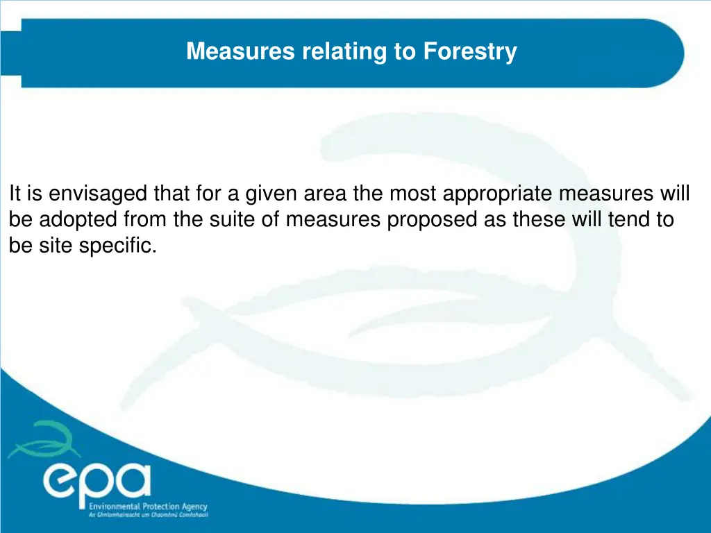 measures relating to forestry