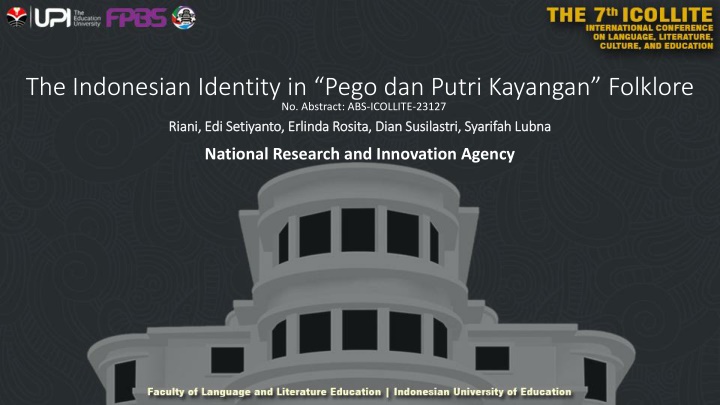 the indonesian identity in pego dan putri